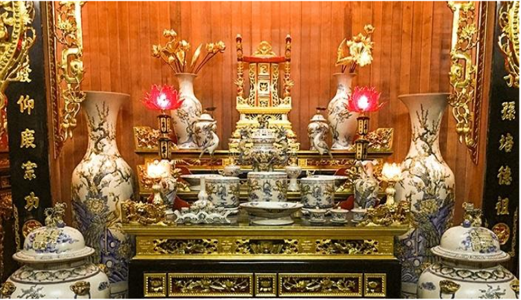 Bộ thờ cúng đầy đủ tại Phong Thủy Minh Tuấn