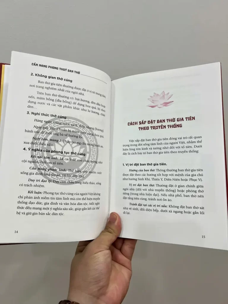 Sách Cẩm Nang Phong Thủy Ban Thờ - Hình ảnh 2